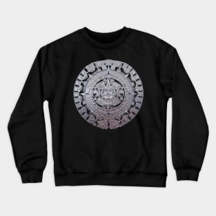 Modern Aztec Sun Stone Crewneck Sweatshirt